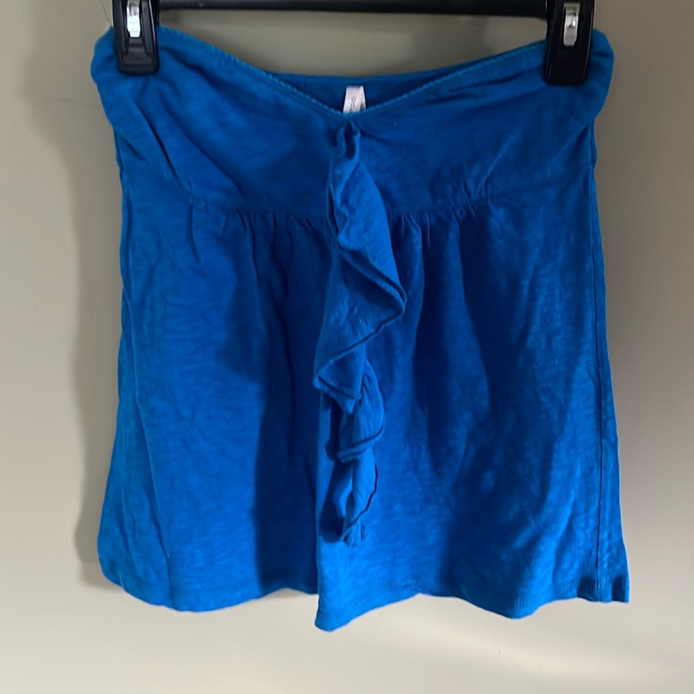 Like New Color Story A-line Tube Top with Frill in Front. Size S.
